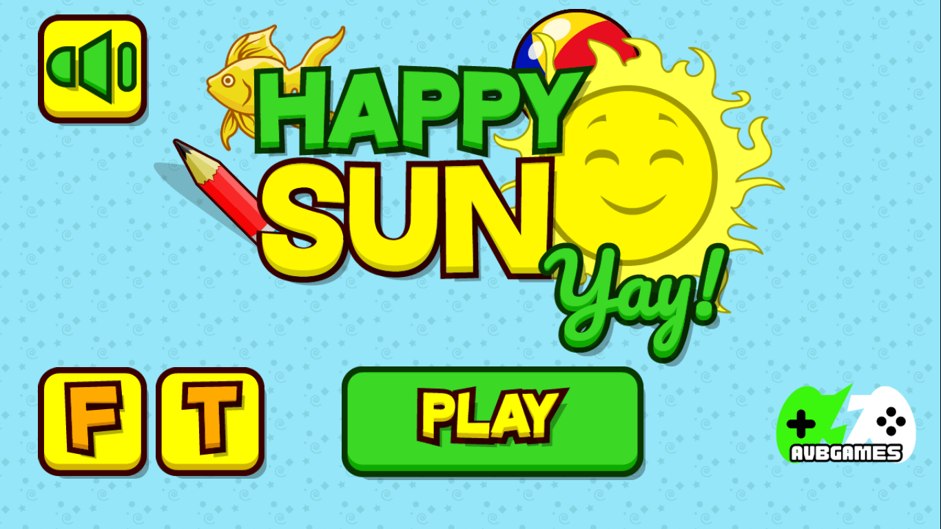 Educational math puzzle for kids with bright graphics - Happy Sun
